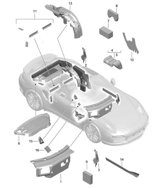 Diagram 807-082 Porsche 944 1982-1991 
