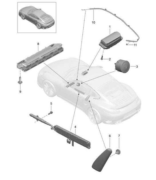 Diagram 812-055 Porsche 992 (911) MK2 2024>> 