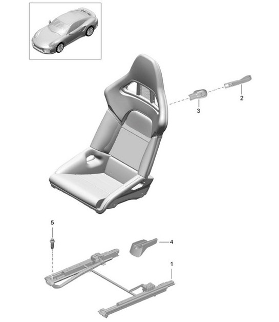 Diagram 817-001 Porsche 911/912 (1965-1989) Carrozzeria