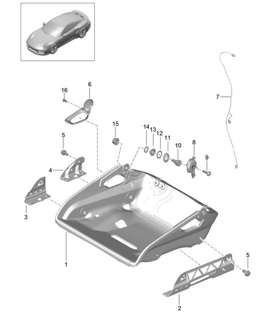 Diagram 817-005 Porsche Cayenne S Coupé V8 4.0L 474CV 