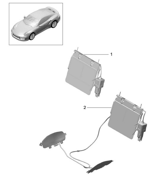 Diagram 817-029 Porsche Cayman S 3.4L 987C 2005-08 Body