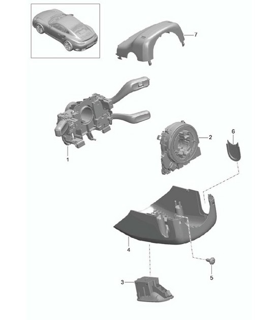 Diagram 903-010 Porsche Cayenne Turbo / Turbo S 4.8L 2007>> Electrical equipment