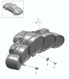 Instruments / Dial - Coloured - 991 Turbo >>2016