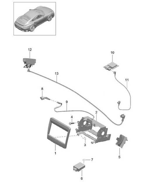 Diagram 911-001 Porsche Taycan 2020>> 