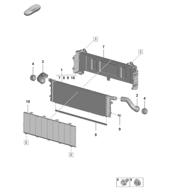 Diagram 105-250 Porsche 992 (911) MK1 2019-2024 Motor