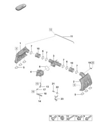 进气分配器/节气门 992.1 Carrera 2019 - 2024
