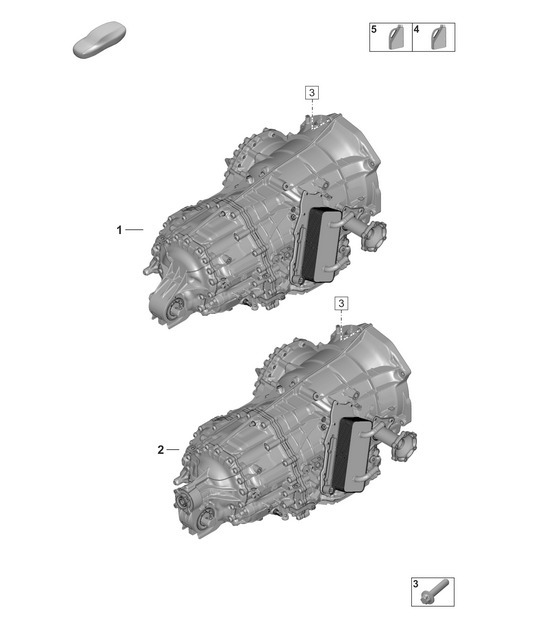 Diagram 302-000 Porsche 992 (911) MK1 2019-2024 Transmission