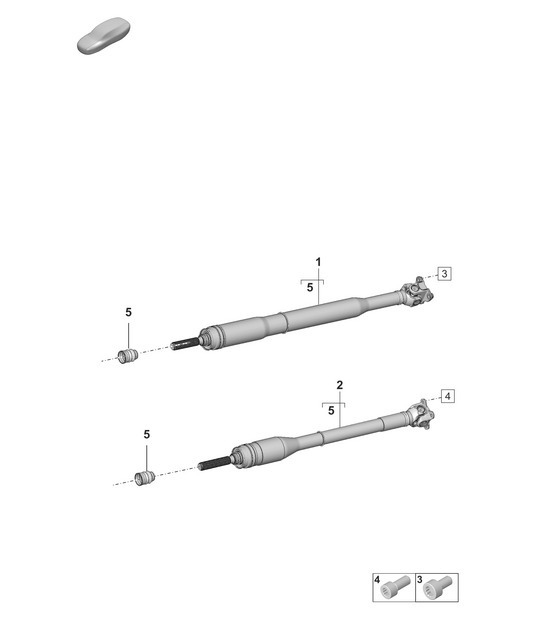 Diagram 304-200 Porsche 992 (911) MK1 2019-2024 Transmission