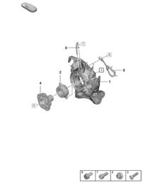 后桥/轮毂/轮架（PR:1PA、1PD、1PJ、A8C、A8F）992.1 Carrera 2019-2024