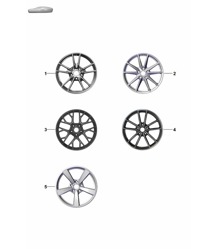 Lichtmetalen velg 992.1 Carrera 2019 - 2024