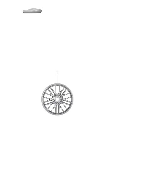 Diagram 601-005 Porsche 992 (911) MK1 2019-2024 Wheels, Brakes