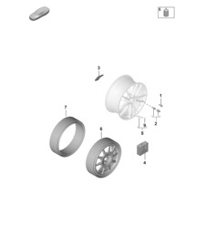 Individual parts (PR:1PA, 1PD)  992.1 Carrera 2019 - 2024