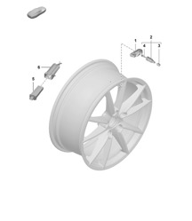 Tyre pressure control system (PR:UX6,UX7+) 992.1 Carrera 2019 - 2024