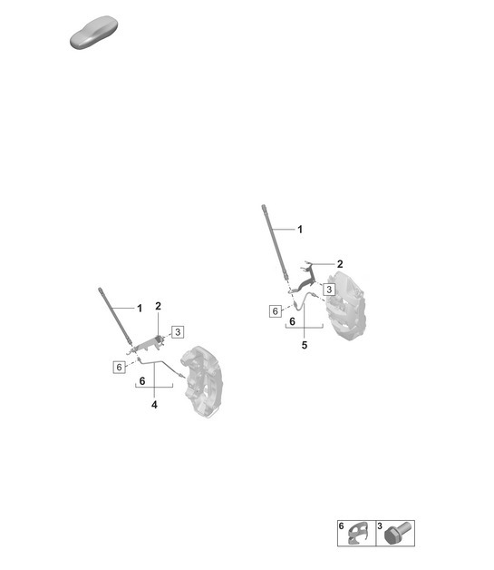 Diagram 604-015 Porsche 992 (911) MK1 2019-2024 Wheels, Brakes