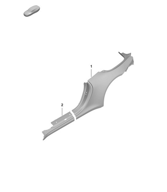 Diagram 801-600 Porsche 992 (911) MK1 2019-2024 Body