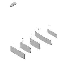 Support de plaque d'immatriculation - Pack Sport Design 992.1 Carrera 2019 - 2024