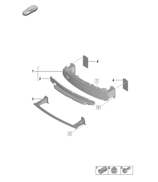 Diagram 802-400 Porsche 992 (911) MK1 2019-2024 Body
