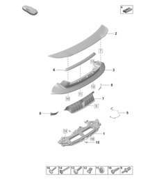 Achterspoiler - Aerokit - 992.1 Carrera 2019 - 2024