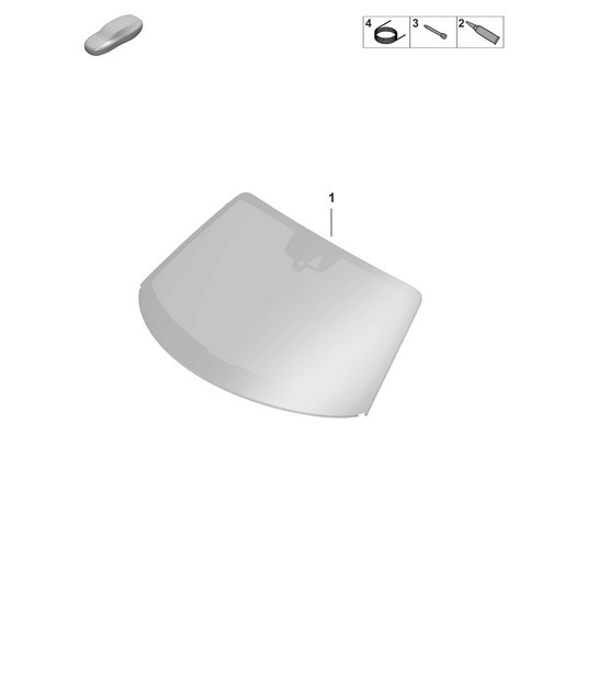 Diagram 805-000 Porsche 992 (911) MK1 2019-2024 Body