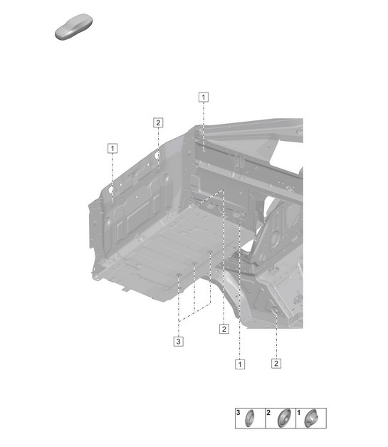 Diagram 806-000 Porsche 992 (911) MK1 2019-2024 Body