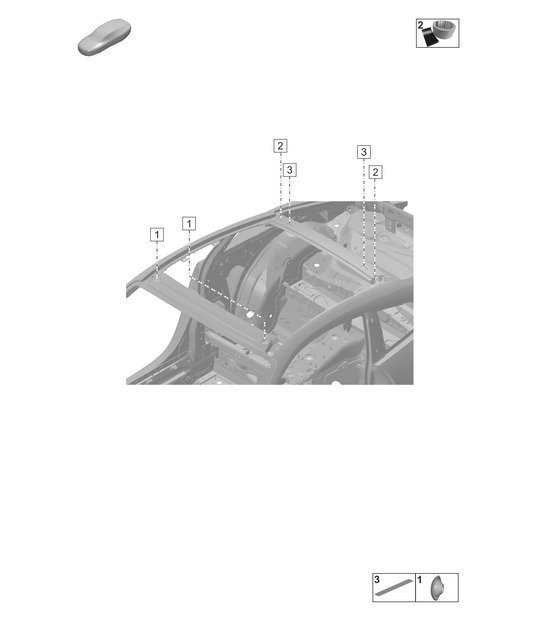 Diagram 806-250 Porsche 992 (911) MK1 2019-2024 Body