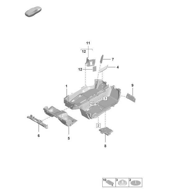 Diagram 807-110 Porsche 992 (911) MK1 2019-2024 Body