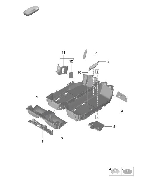 Diagram 807-120 Porsche 992 (911) MK1 2019-2024 Body