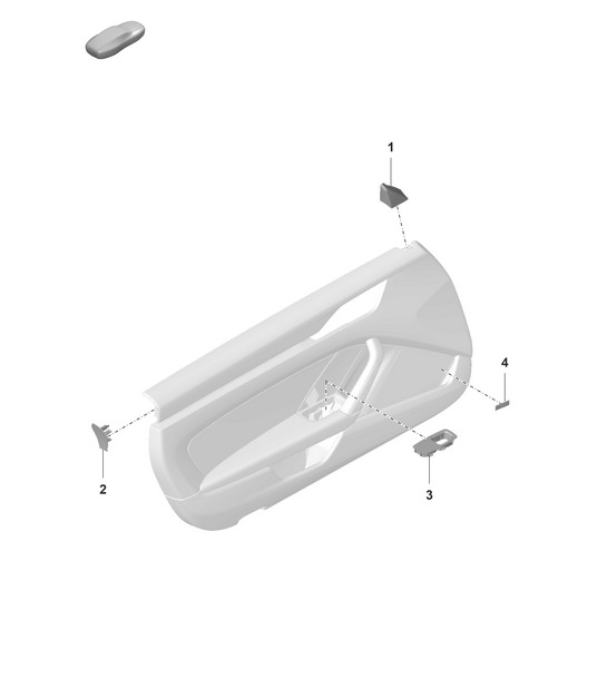 Door panel / Accessories  992.1 Carrera 2019 - 2024