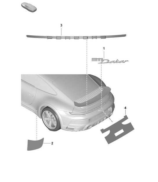 Diagram 810-010 Porsche 992 (911) MK1 2019-2024 Body
