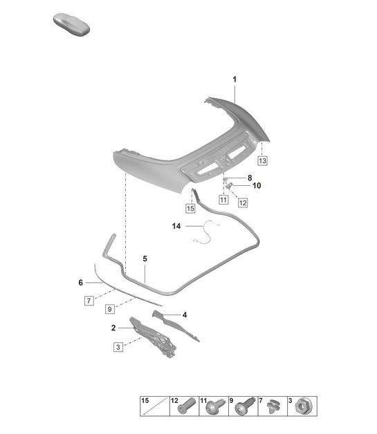Diagram 811-065 Porsche 992 (911) MK1 2019-2024 Body