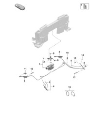 Unité d'entraînement / Système hydraulique pour la commande du toit décapotable Targa (PR : K5T) - 992.1 Carrera 2019 - 2024