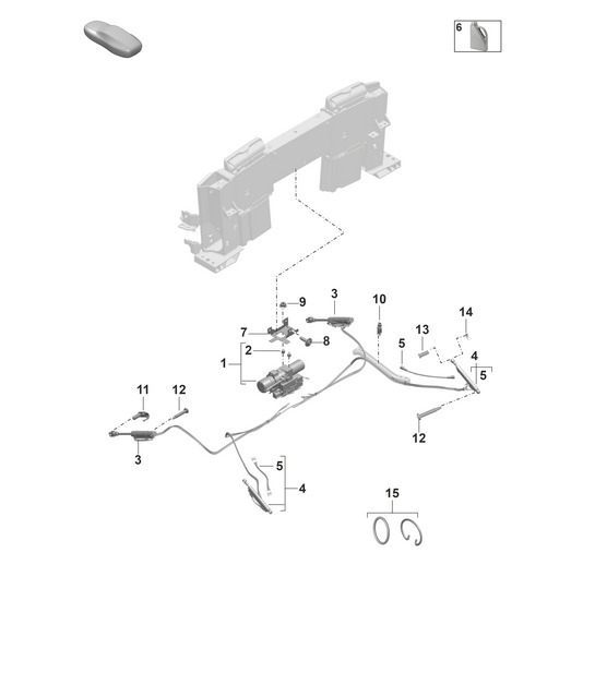 Diagram 811-460 Porsche 928S2 4.7L 1984-86 