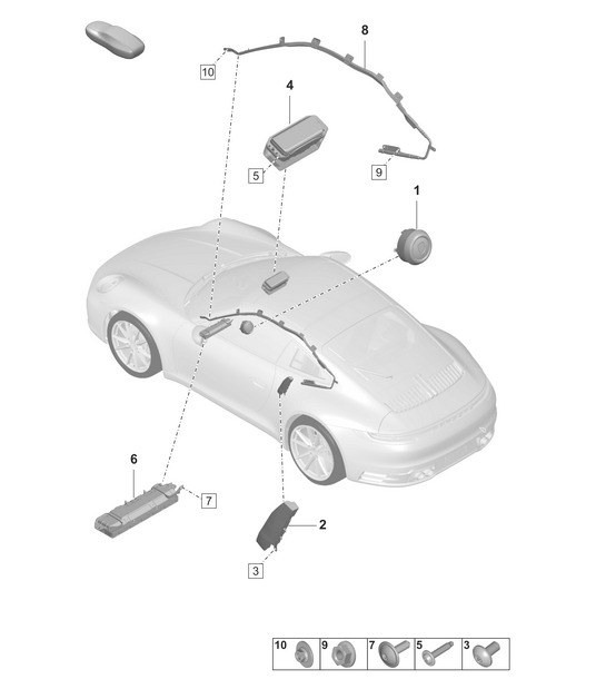 Airbag 992.1 Carrera 2019 - 2024