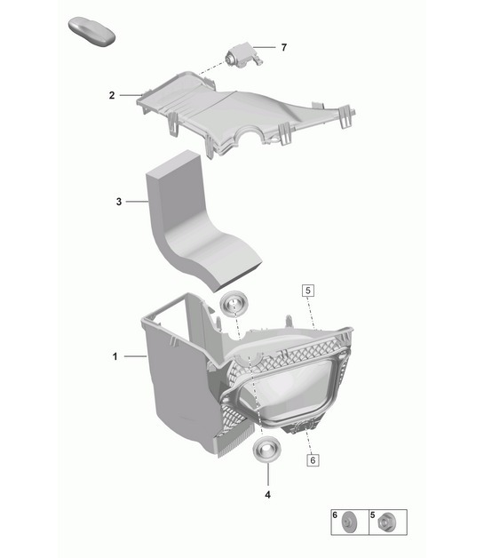 Diagram 814-050 Porsche 924S 2.5L 1986-87 