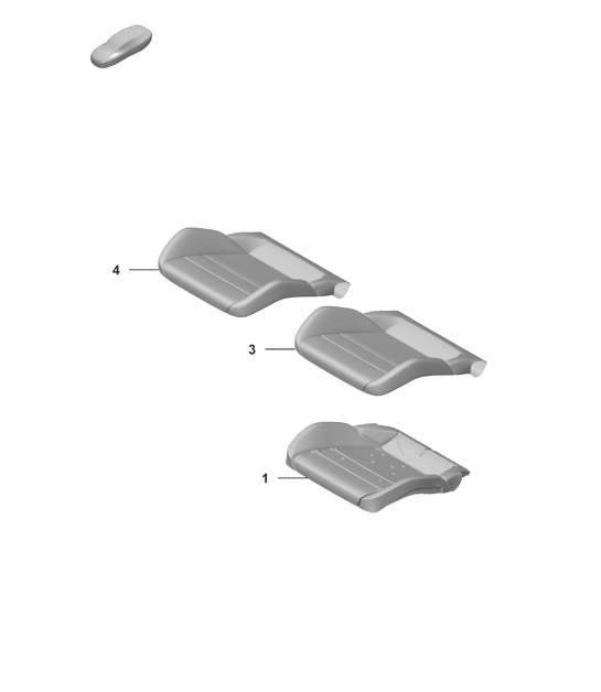 Diagram 817-425 Porsche 955 Cayenne S 4.5L V8 2003-06 Body