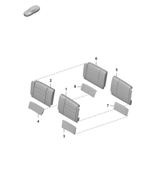 Diagram 818-310 Porsche 970.1 Panamera GTS V8 4.8L 2011-13 Body