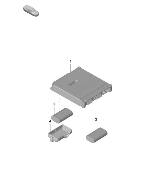 Diagram 901-037 Porsche 356 (1950-1965) Electrical equipment