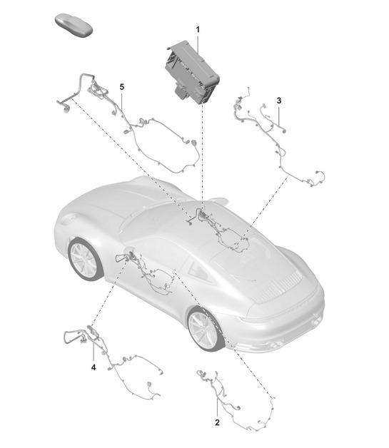Diagram 902-150 Porsche 911 1978-1983 3.0L / SC Electrical equipment