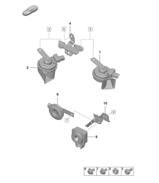 Diagram 903-000 Porsche 911 1978-1983 3.0L / SC Electrical equipment