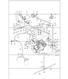 gasklephuis 993 TURBO 1994-98