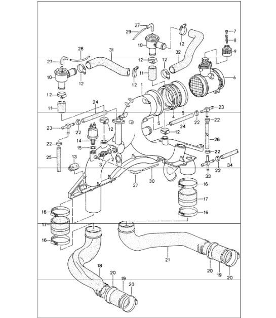 Diagram 107-20 Porsche Carrera GT (2003-2006) 