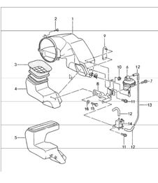 fresh-air intake system 993 1994-98
