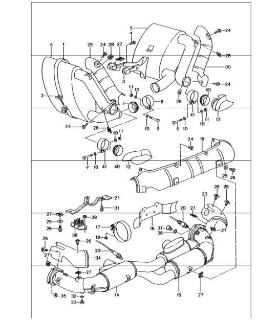 Diagram 202-15 Porsche Taycan Turbo 