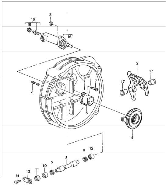 Diagram 301-05 Porsche Cayenne Turbo S E-Hybrid V8 4.0L 550Hp 