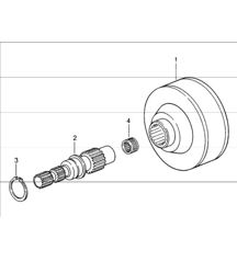 viscous clutch 993 CARRERA 4 G64.20/21 and 993 TURBO G64.51 1994-98