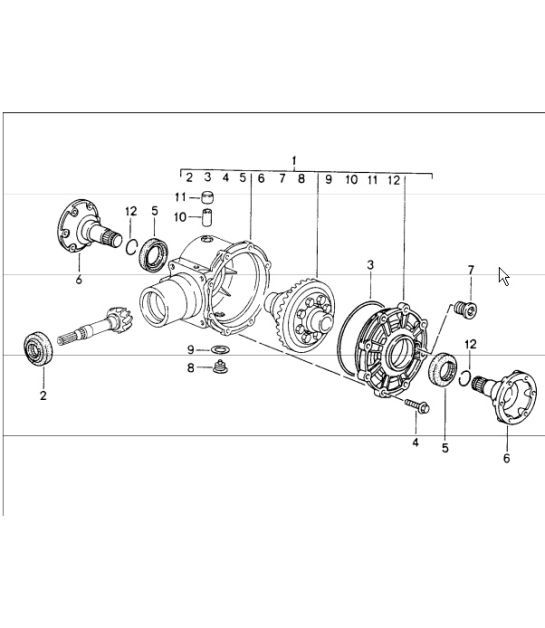 Diagram 305-15 Porsche 991 R 4.0升（500马力） 传播