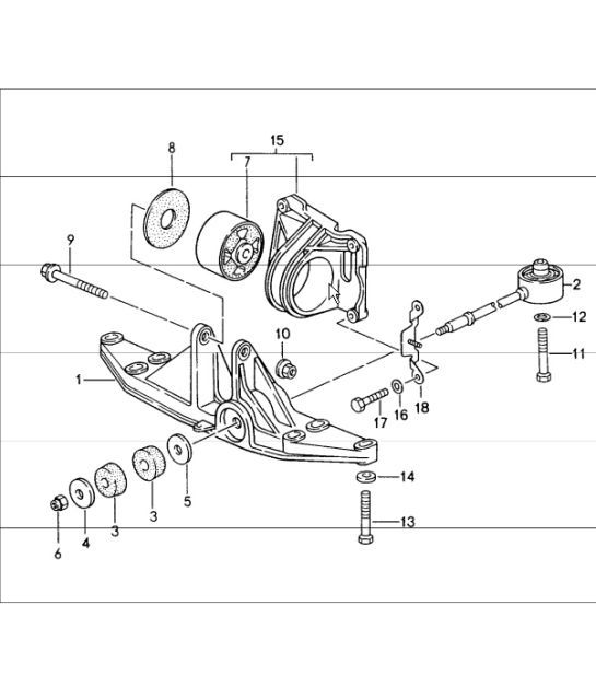 Diagram 370-00 Porsche Macan Turbo 3.6L V6 400Bhp Trasmissione