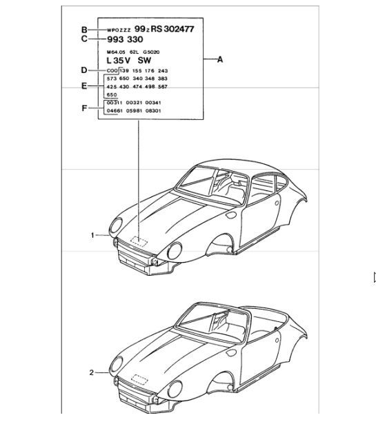 Diagram 801-00 Porsche Taycan (9J1) MK2 2024>> 