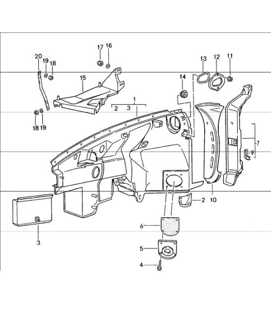 Diagram 801-15 Porsche 918 Spyder 2014-2015 