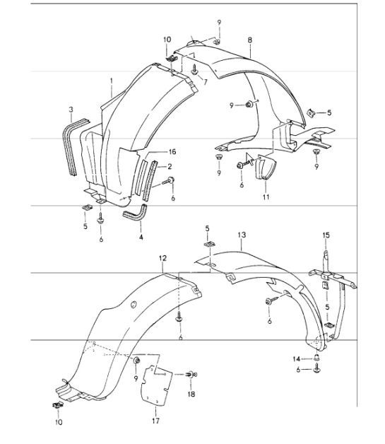 Diagram 801-75 Porsche Macan Turbo 2.9L V6 440马力 